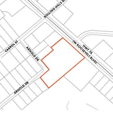 2691 Roosevelt Blvd, Monroe, NC à vendre - Plan cadastral – Image 3 sur 3