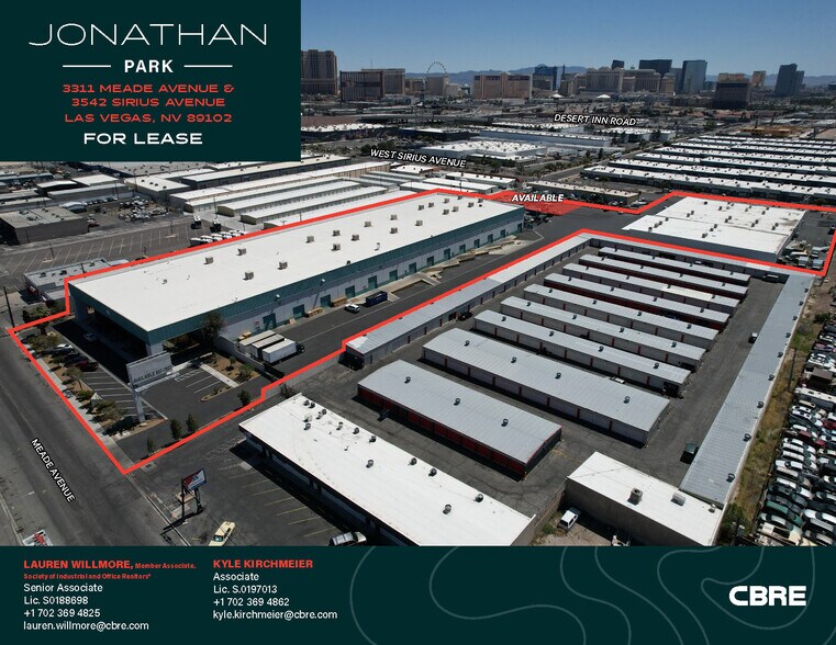 3542 Sirius Ave, Las Vegas, NV à louer - Aérien – Image 1 sur 3
