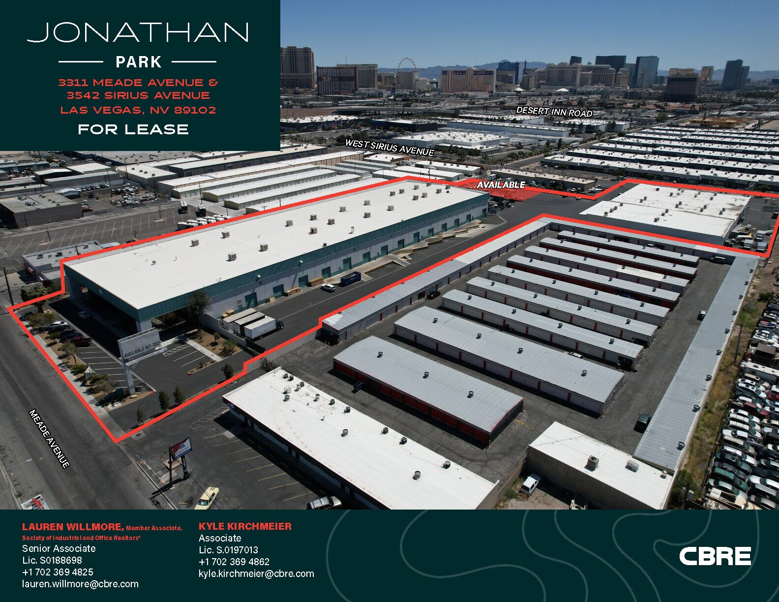 3542 Sirius Ave, Las Vegas, NV à louer Aérien– Image 1 sur 4