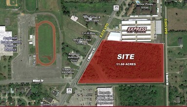 Hwy 35 & Wildcat Dr, Angleton, TX - Vue aérienne  vue de carte