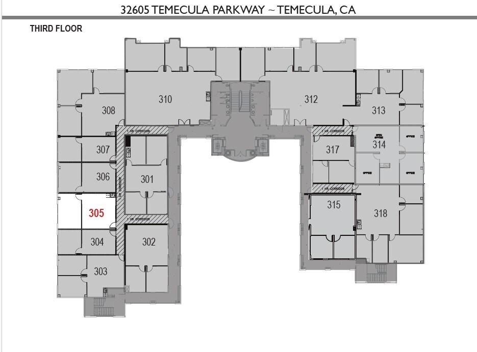 32605 Temecula Pky, Temecula, CA à louer Plan d’étage– Image 1 sur 1