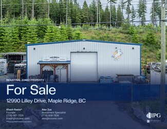 Plus de détails pour 12990 Lilley Dr, Maple Ridge, BC - Industriel/Logistique à vendre