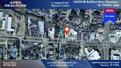 12462-12470 W Bellfort Blvd, Houston, TX à louer Carte– Image 2 sur 8