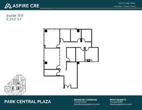 1111 N Loop W, Houston, TX à louer Plan d’étage– Image 1 sur 1