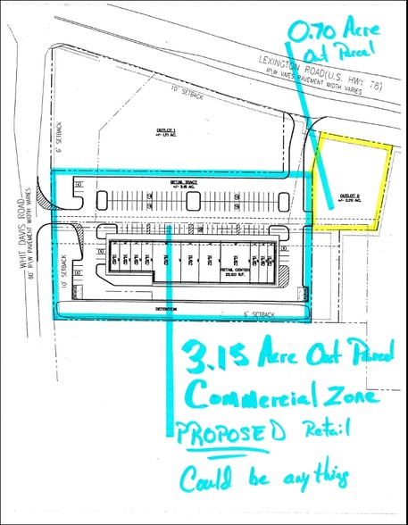 155 Whit Davis Rd, Athens, GA à louer - Plan cadastral – Image 2 sur 11