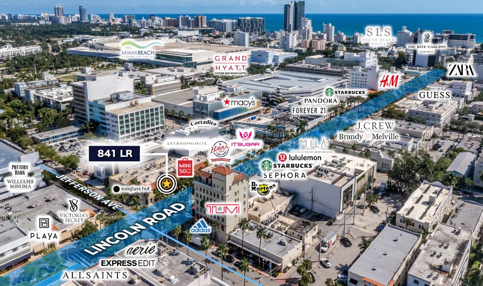841 Lincoln Rd, Miami Beach, FL à louer - Photo de l’immeuble – Image 1 sur 1