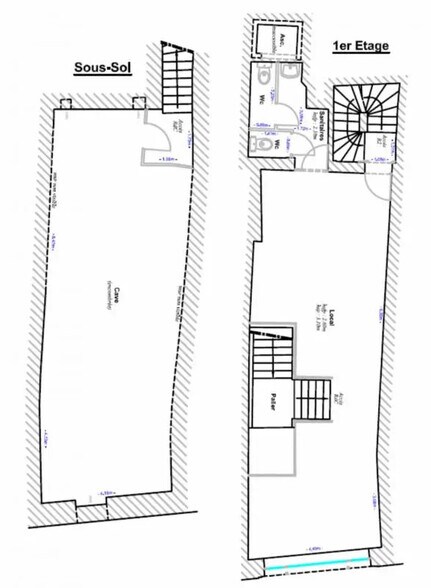 Local commercial dans Bordeaux à louer - Plan d’étage – Image 3 sur 5