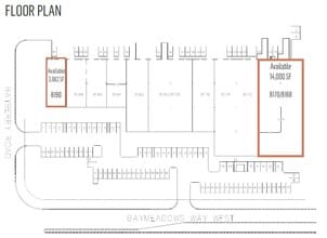 7750-1 Bayberry Rd, Jacksonville, FL à louer Plan de site– Image 2 sur 2