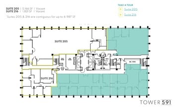 591 Camino de la Reina, San Diego, CA à louer Plan d’étage– Image 1 sur 1