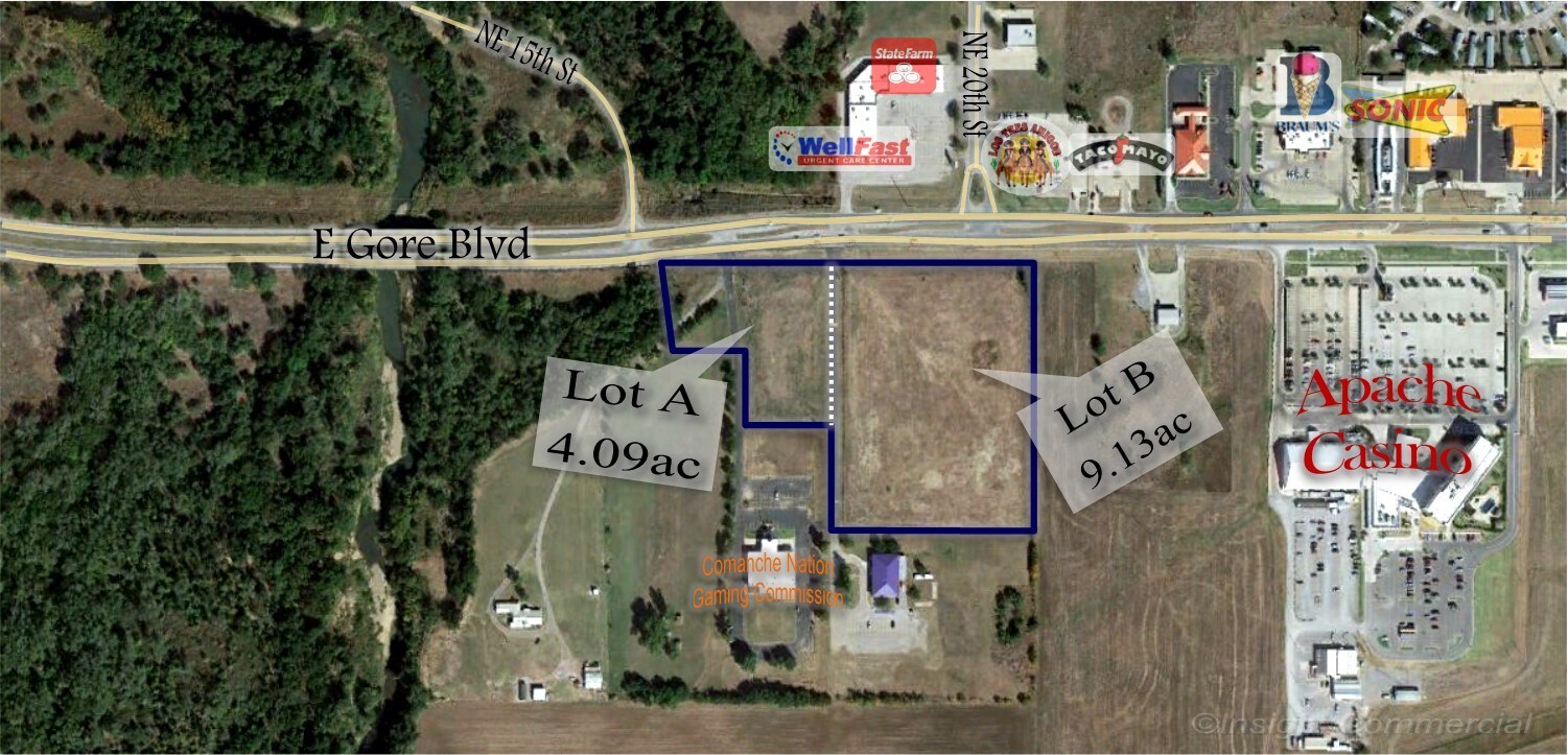 1601 E Gore Blvd, Lawton, OK à vendre Aérien– Image 1 sur 3