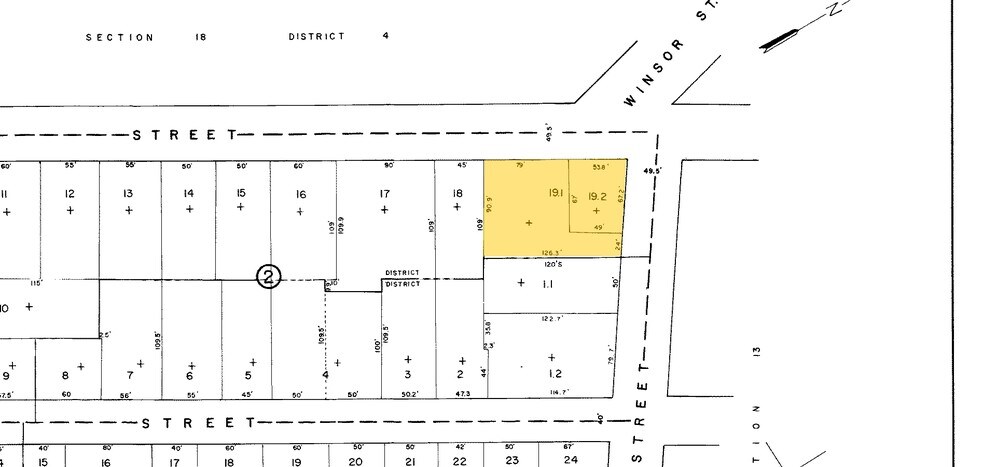 340 Allen St, Jamestown, NY à vendre - Plan cadastral – Image 2 sur 2