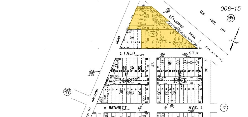 727 El Camino Real, Arroyo Grande, CA à vendre - Plan cadastral – Image 2 sur 13