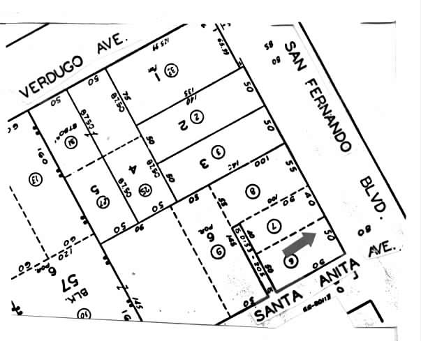 449 S San Fernando Blvd, Burbank, CA à louer - Plan cadastral – Image 2 sur 15