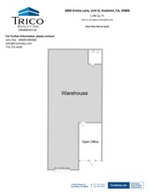 2860 E Gretta Ln, Anaheim, CA à louer Plan d’étage– Image 1 sur 1