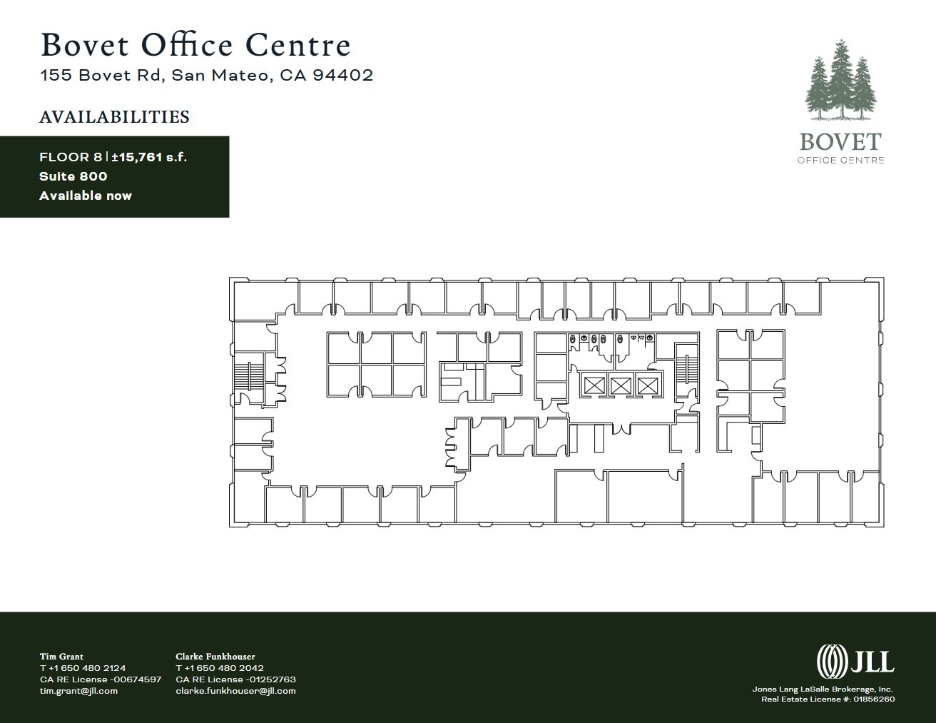 155 Bovet Rd, San Mateo, CA à louer Plan d’étage– Image 1 sur 1