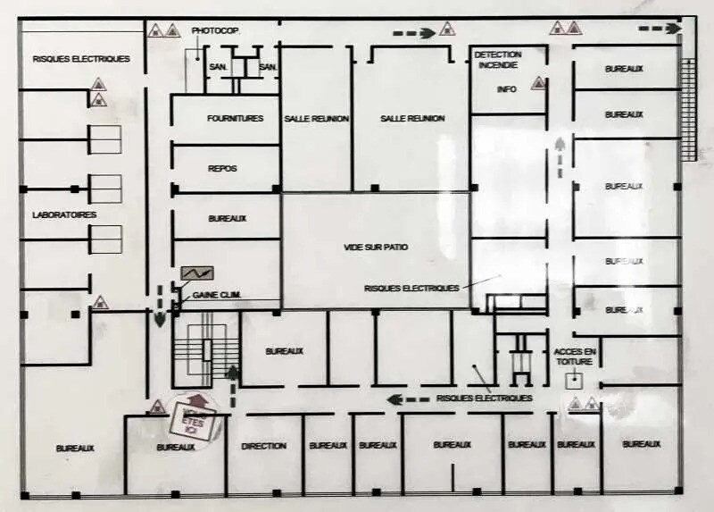 Local d’activités dans Le Plessis-Robinson à louer - Plan d’étage – Image 3 sur 5