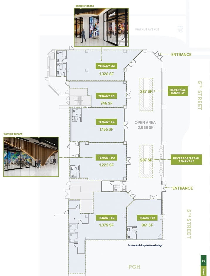 5th St, Huntington Beach, CA à louer Plan d’étage– Image 1 sur 2