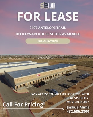 Plus de détails pour 3107 Antelope Trail, Midland, TX - Local d'activités, Industriel/Logistique à louer