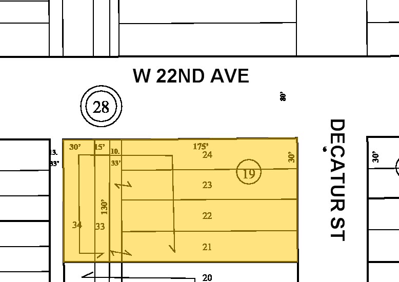 2195 Decatur St, Denver, CO à louer - Plan cadastral – Image 2 sur 8
