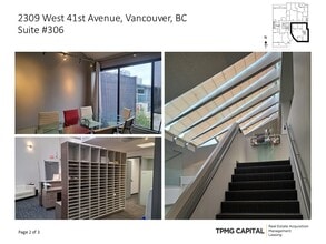 2309 W 41st Ave, Vancouver, BC à louer Photo intérieure– Image 1 sur 3