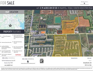 Plus de détails pour 3121 Croix Road, Manvel, TX - Terrain à vendre