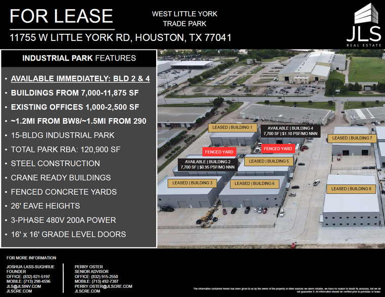 11755 W Little York Rd, Houston, TX à louer - Photo de l’immeuble – Image 1 sur 24