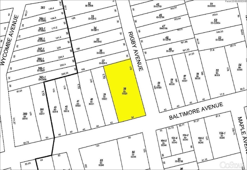 89 E Baltimore Ave, Lansdowne, PA à vendre - Plan cadastral – Image 2 sur 5