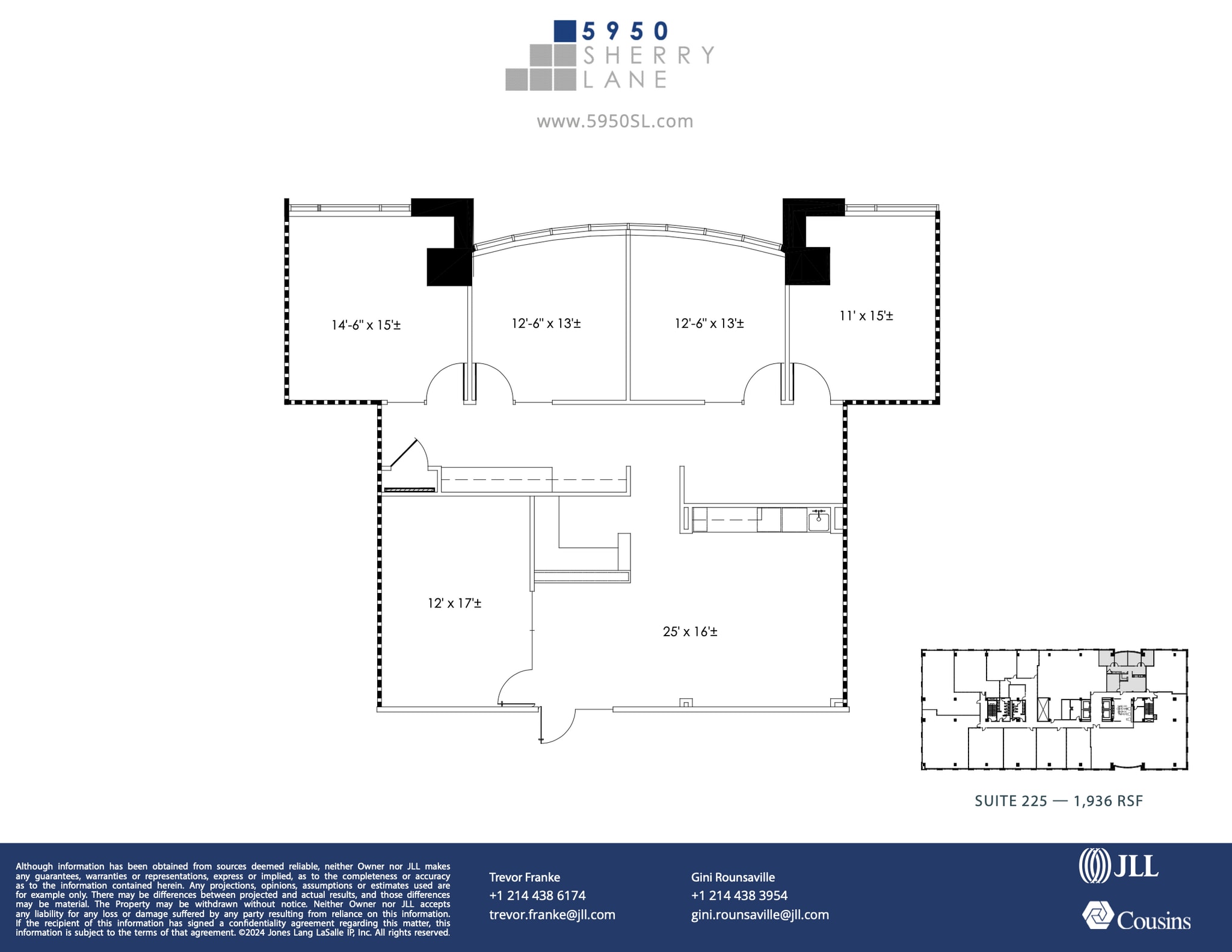 5950 Sherry Ln, Dallas, TX à louer Plan d’étage– Image 1 sur 1