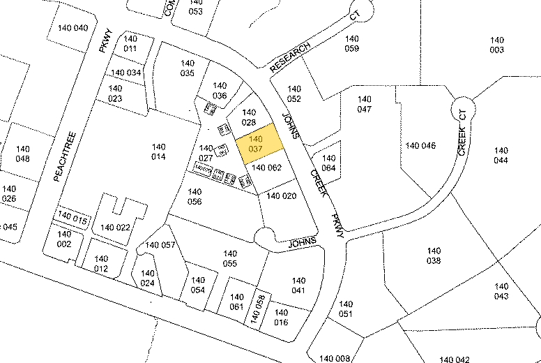 4040 Johns Creek Pky, Suwanee, GA à louer - Plan cadastral – Image 2 sur 20