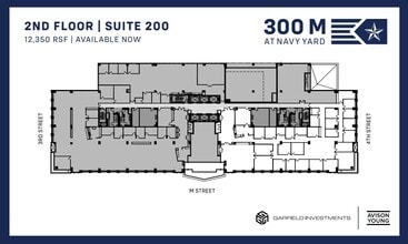 300 M St SE, Washington, DC à louer Plan d’étage– Image 1 sur 1