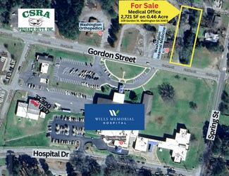 Plus de détails pour 109 Gordon St, Washington, GA - Bureau à vendre