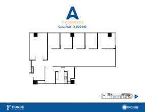 14841 N Dallas Pky, Addison, TX à louer Plan d’étage– Image 1 sur 4