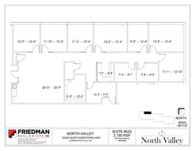 30500 Northwestern Hwy, Farmington Hills, MI à louer Plan d’étage– Image 1 sur 2
