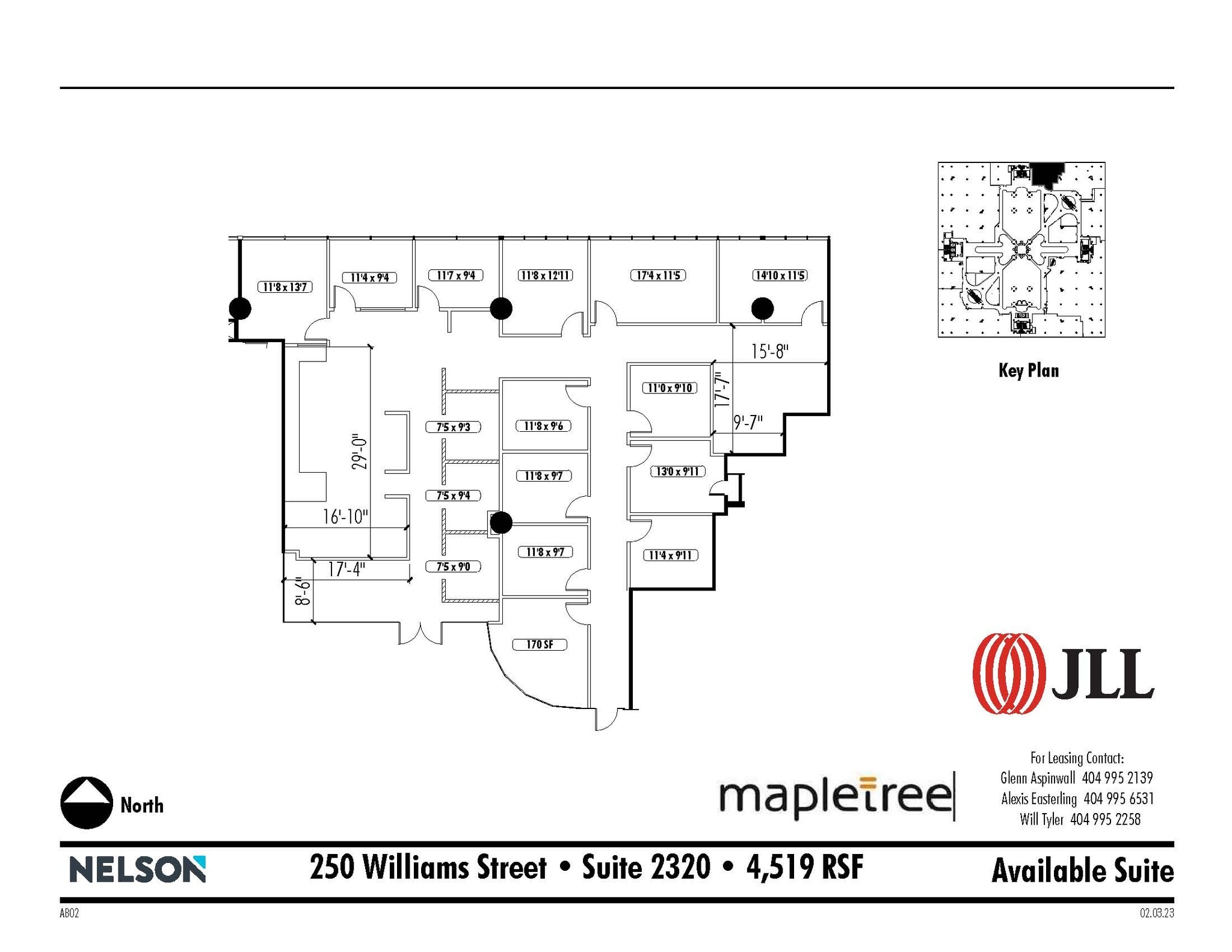 250 Williams St NW, Atlanta, GA à louer Plan d’étage– Image 1 sur 1