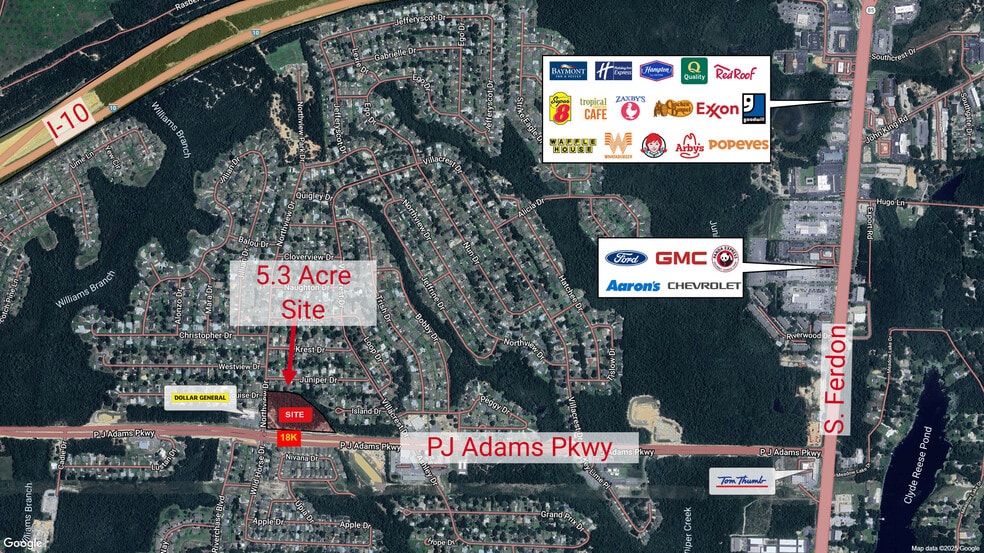 2021 P J Adams Pky, Crestview, FL à vendre - Aérien – Image 2 sur 4