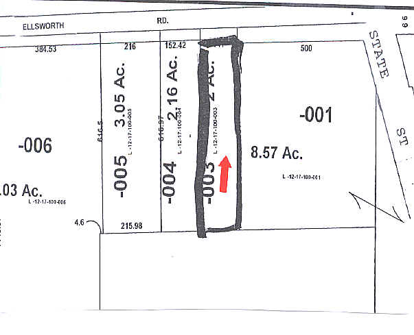 709 W Ellsworth Rd, Ann Arbor, MI à louer - Plan cadastral – Image 3 sur 7