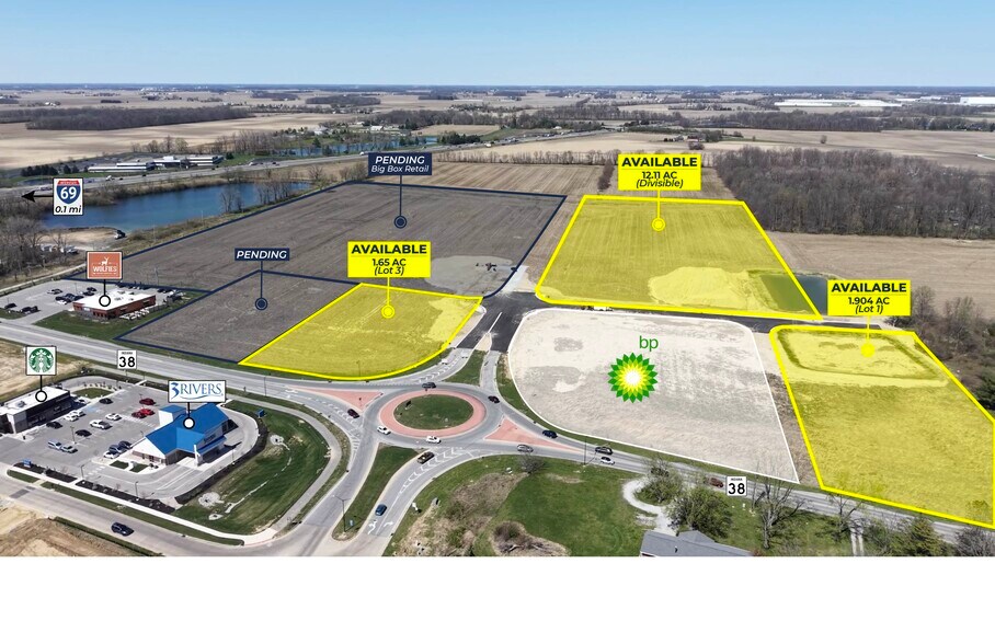 State Road 38 & Heritage Way, Pendleton, IN à louer - Photo de l’immeuble – Image 1 sur 9
