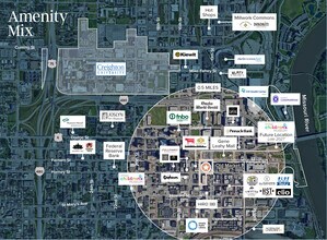 1313 Farnam St, Omaha, NE - VUE AÉRIENNE vue de carte