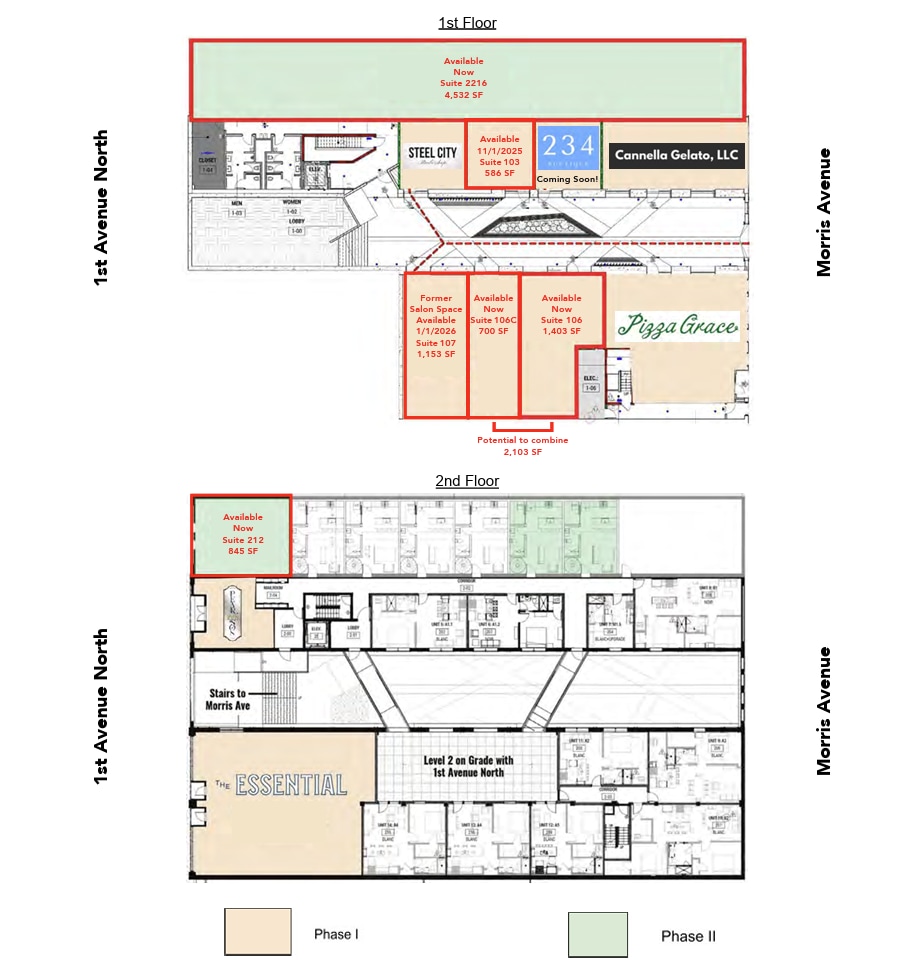 2212 Morris Ave, Birmingham, AL à louer Plan de site– Image 1 sur 1