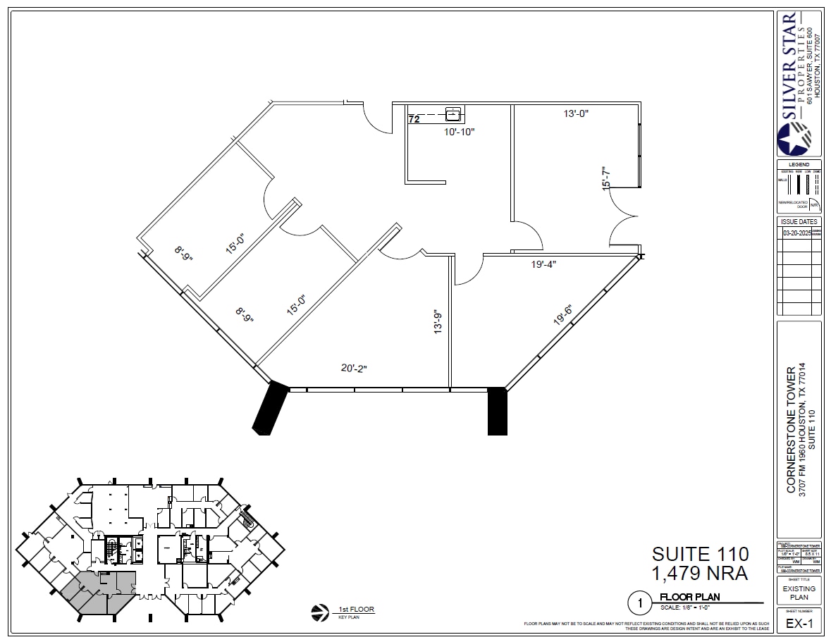 3707 FM 1960 W, Houston, TX à louer Plan d’étage– Image 1 sur 1