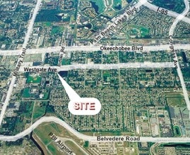 4050 Westgate Ave, West Palm Beach, FL - VUE AÉRIENNE vue de carte