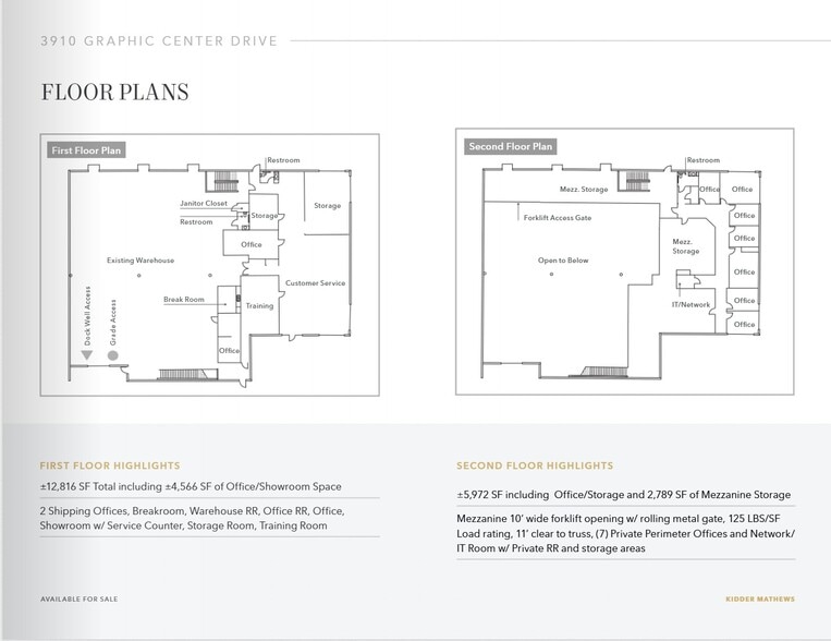 3910 Graphic Center Dr, Las Vegas, NV à vendre - Plan d’étage – Image 2 sur 5