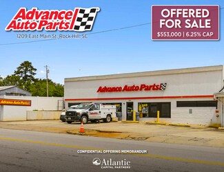 Plus de détails pour 1209 E Main St, Rock Hill, SC - Local commercial à vendre