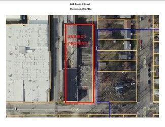 Plus de détails pour 648 S J St, Richmond, IN - Industriel/Logistique à vendre