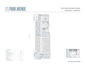 125 Park Ave, New York, NY à louer Plan d’étage– Image 2 sur 2