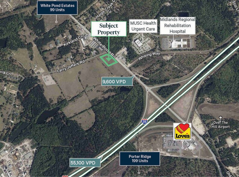 White Pond Rd, Elgin, SC à vendre - Photo principale – Image 1 sur 1