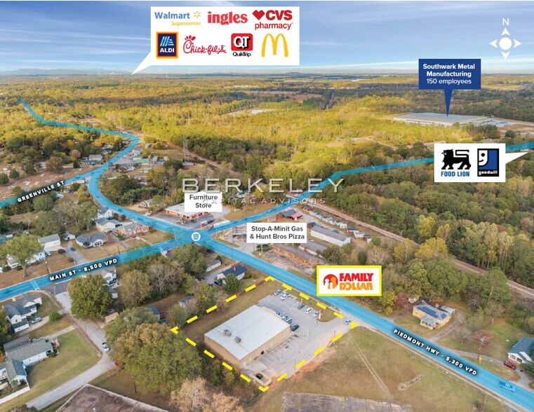 10 S Piedmont Hwy, Piedmont, SC à vendre - Photo de l’immeuble – Image 3 sur 5