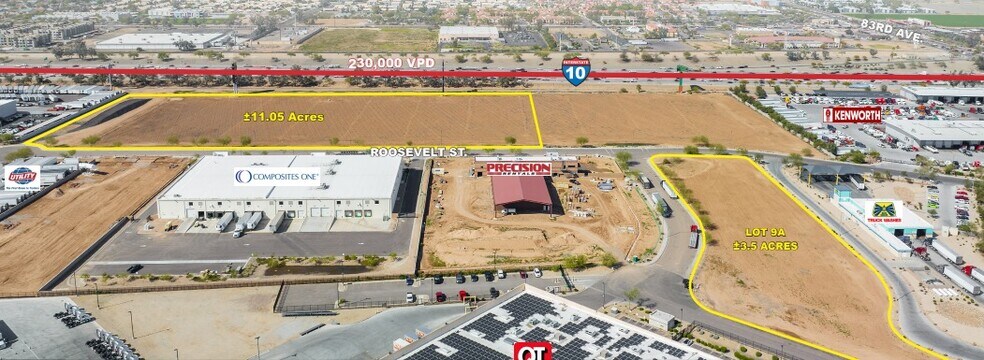 SW I-10 & 83rd Ave, Tolleson, AZ à vendre - Aérien – Image 2 sur 3