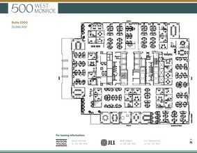 500 West Monroe St, Chicago, IL à louer Plan d’étage– Image 1 sur 1