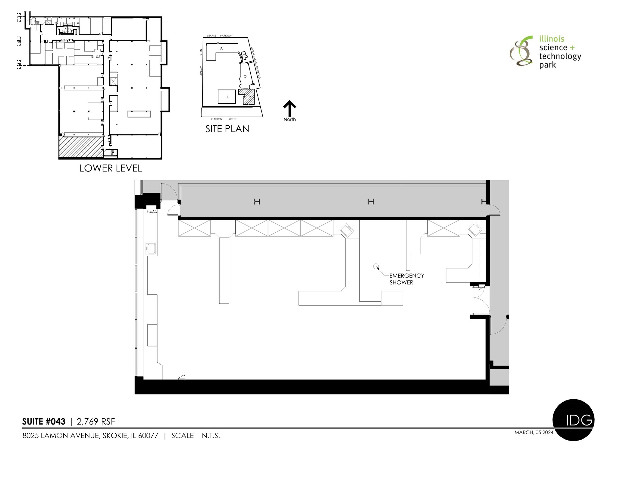 8025 Lamon Ave, Skokie, IL à louer Plan de site– Image 1 sur 1